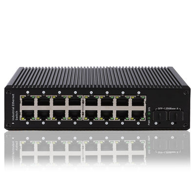 Unmanaged Poe Switch 16 Port Poe Switch Power Supply 48-56V DC