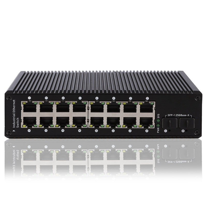 Unmanaged Poe Switch 16 Port Poe Switch Power Supply 48-56V DC