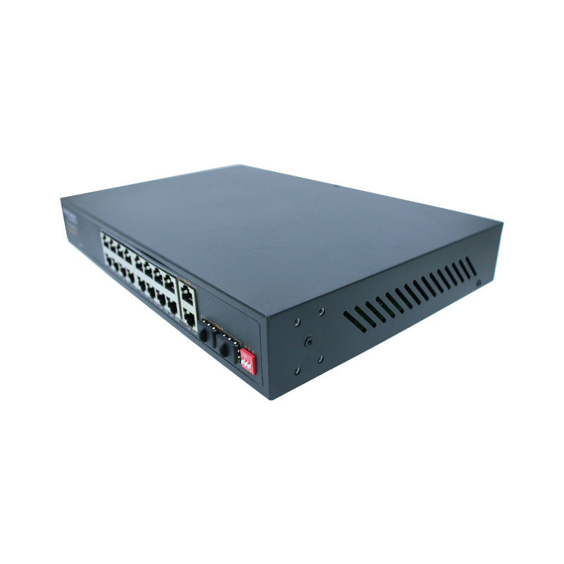 20 Port Industrial Unmanaged POE Switch IEEE 802.3af/At Standard